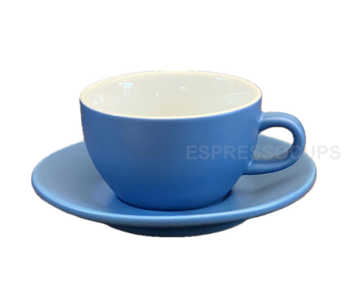 "TULIPANO" 260ml Latte Cups (S) - blue matte